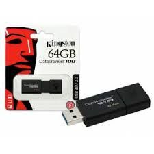KINGSTON DT100G3 64GB USB3,0 BELLEK